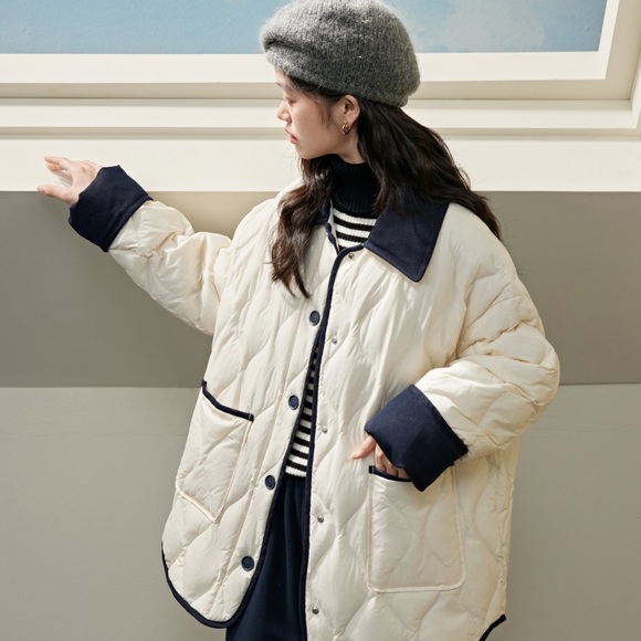 kuose Jackets & Blazers - Textured Quilted Jacket

Front pockets
